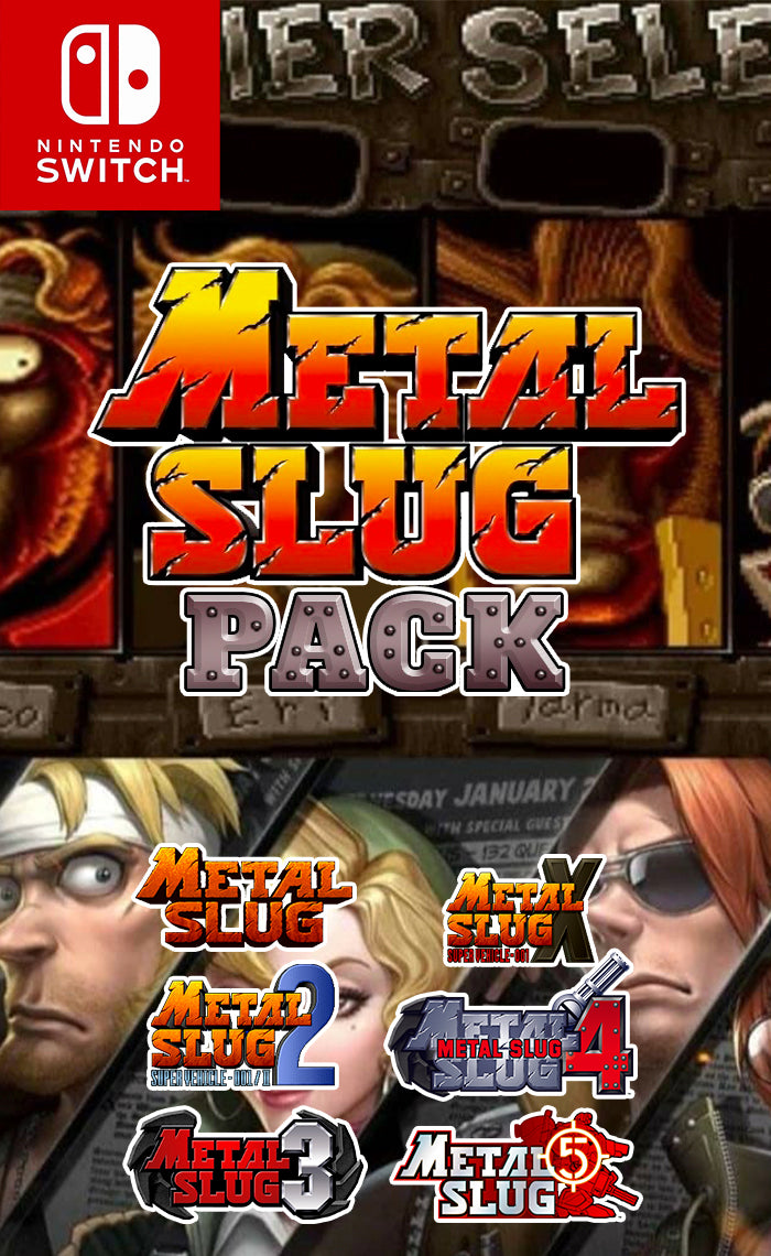 Metal Slug Pack (X, 1, 2, 3, 4, 5) - Nintendo Switch
