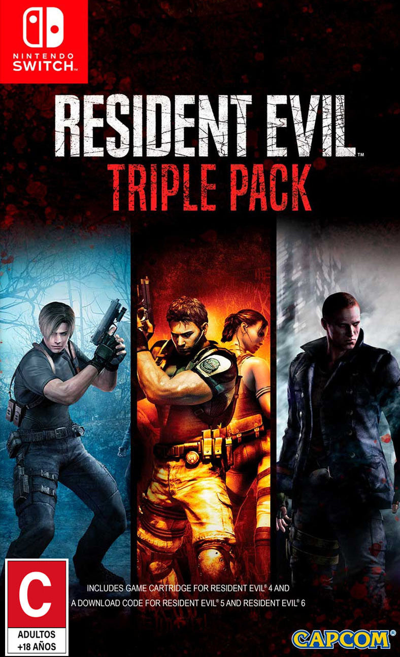 Resident Evil 4, 5 y 6 - Nintendo Switch